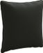vidaXL Coussin de dossier PUTTEN 100% Polyester Noir 40 x 40 x 15 cm