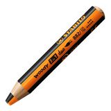 STABILO woody 3 in 1 duo watercolour pencil, black, orange