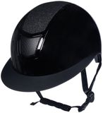 HKM Veiligheidshelm Shiny Diamond zwart maat M (56-59 cm)