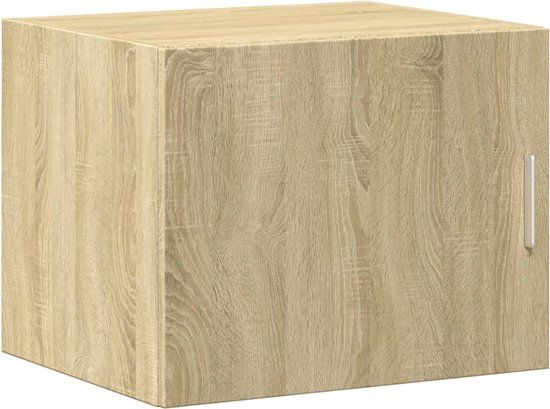 vidaXL Wandkast 50x42,5x40 cm bewerkt hout sonoma eikenkleurig
