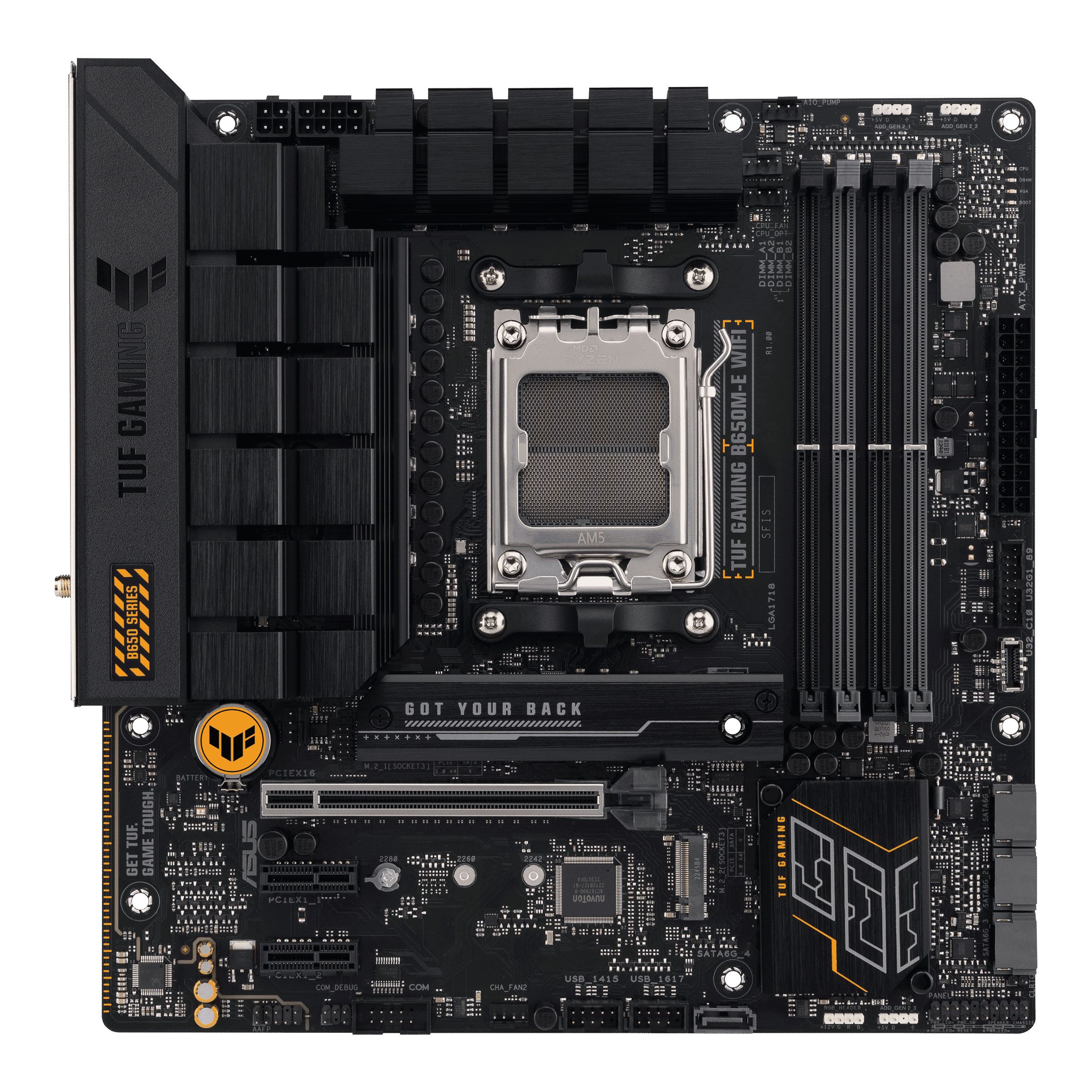 ASUS TUF GAMING B650M-E WIFI AMD B650 Socket AM5 Micro ATX Moederbord