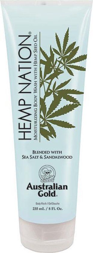 Australian Gold Hemp Nation Sea Salt & Sandalwood Body Wash - 235 ml