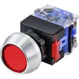 TRU COMPONENTS TC-9428084 LAS0-L-11/R Druktoets 250 V 5 A 1x uit/(aan) Moment IP40 Rood Kunststof 1 stuk(s)