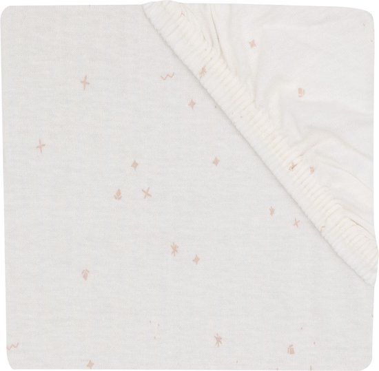 Jollein Twinkling Wieg Hoeslaken - Jersey - Wild Rose