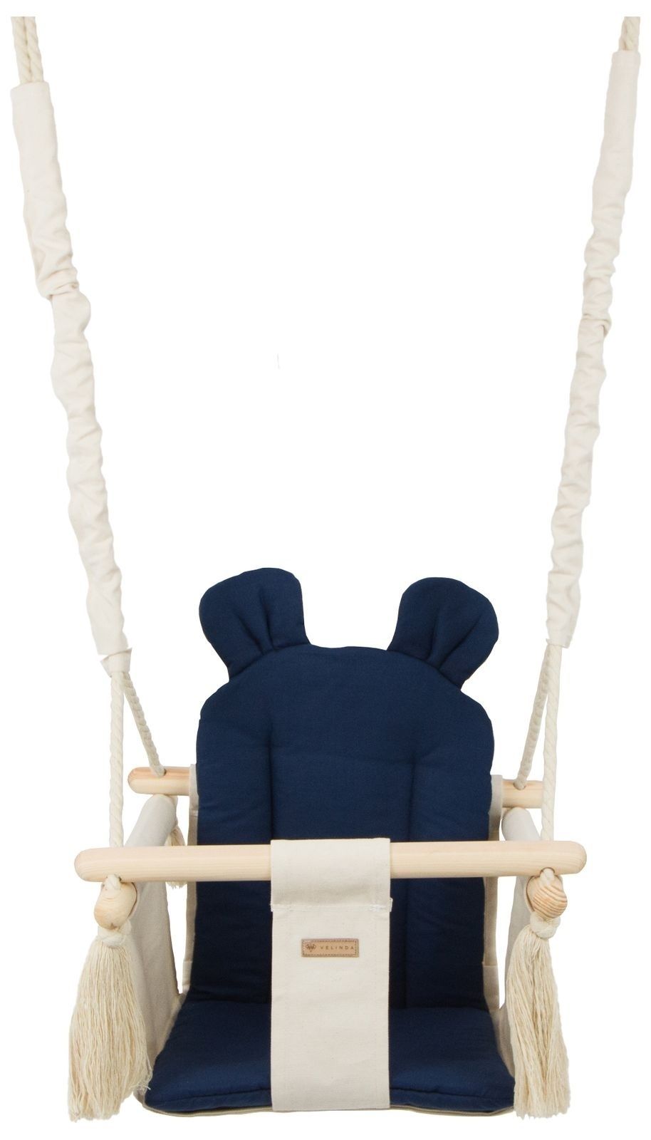 Viking Choice Babyschommel - babyswing - met oren - max. 20 kg - crème, marine