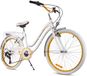 Sun Baby Heart Bike Kinderfiets 24 inch meisjes Wit-Goud