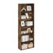 Furinno JAYA Simply Home Vrijstaande boekenkast met 6 niveaus, open opslag, Amber Pine