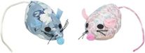 Trixie kattenspeelgoed muis stof met catnip 4,5 cm 36 st