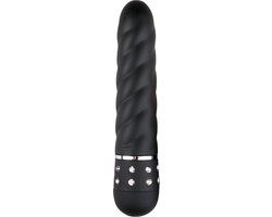 Easytoys Mini Vibrator Gedraaid - Zwart | ET087BLK