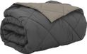 vidaXL Couette d'été 220 x 240 cm été 200 gsm gris clair et anthracite