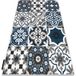 RugsX Tapis ALTER Porto Flowers, bleu 160x220 cm