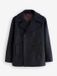 Next Heren Regenjas Standaard Pasvorm Polyester Blauw