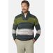 Babista +FIT Collectie Plus Size regular fit gebreide gestreepte trui - donkergroen
