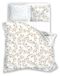 Milagro Verde linge de lit, linge de lit en satin, haute qualité 160x200 Milagro Verde 021 feuilles beiges