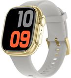 Smarty Smarty 2.0 Smartwatch met Siliconenband | Wit/Goud | SW071F