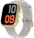 Smarty Smarty 2.0 Smartwatch met Siliconenband | Wit/Goud | SW071F