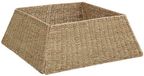 vidaXL - Bague pour sapin de Noël - Carré - Marron - 70 x 70 x 28 cm - Herbe de mer