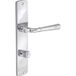Fimet CALLIOPE Garniture Fimet CALLIOPE à plaque longue en laiton, norme DIN, chrome poli, WC - salle de bain