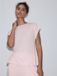 Next - Dames - Active T-shirt met kapmouwtjes en gekruiste achterzijde - Roze