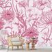 LUMALÉA Papier Peint Panoramique - Fleurs - 390 Cm X 279 Cm