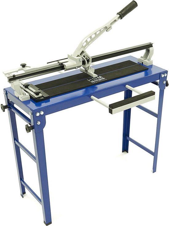 HBM 600 mm. Professionele Heavy Duty Tegelsnijder Incl. Onderstel en 2 Snijwielen