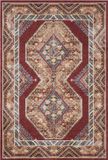 Safavieh Traditioneel Verouderd Geweven Tapijt voor Binnen, Bijar Collectie, BIJ647, in Rood & Roest, 201 X 274 cm