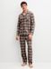CALIDA Heren Pyjama Lang Lyocell Katoen L Chocoladebruin Herfst/Winter 2026
