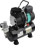 Airgoo Premie Aibrush-compressor AG-326 met dubbele koelventilatoren en luchttank