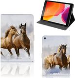 B2Ctelecom iPad 10.2 2019 | iPad 10.2 2020 | 10.2 2021 Flip Case Paarden