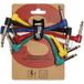 Stagg SPC010L E 10 cm rechte hoek mono patchkabels (Pack van 6)