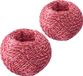 Westmark Keukentouw/rolladetouw, 2 stuks, speciaal garen, polyester, lengte: 60 m, rood/wit, 15192260