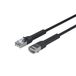 Lanview LV-6AFTP-FLEX-ANG-0025B câble réseau Noir 0,25 m Cat6a U/FTP (STP)