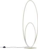 QAZQA Boomerang - Lampe sur pied LED design à intensité variable