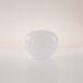 Artdelight Windsor - abat-jour en verre - Ø 24 x 19,5 cm - blanc