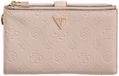 GUESS Blake SLG Double Zip Organizer Bone Logo beige Portemonnee