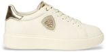 Blauer Leren sneakers Venus wit, goud