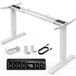Bureauframe bureau - 2 motoren - 107 à 176 cm - Blanc