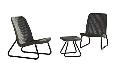 Keter Lounge Set Rio Patio - Grijs - 77,5 x 76 x 54 cm