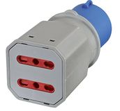 Electraline 80956 voeding meervoudige socket, grijs