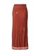 VERO MODA Rok 'VMCara' roestbruin / zilver