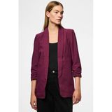 Pieces Blazer Pcbosella 3/4 Blazer Noos 17090996 Grape Wine Femme Taille - M