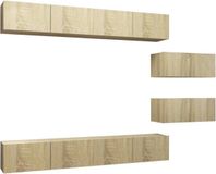 vidaXL Ensemble de meubles TV 6 pièces chêne Sonoma