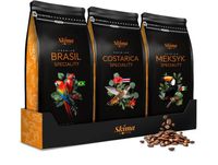Skima Coffee grains de café 3 x 1 kg Brésil/Costa Rica/Mexique Spécialité | Fraîchement torréfié, 100% Arabica