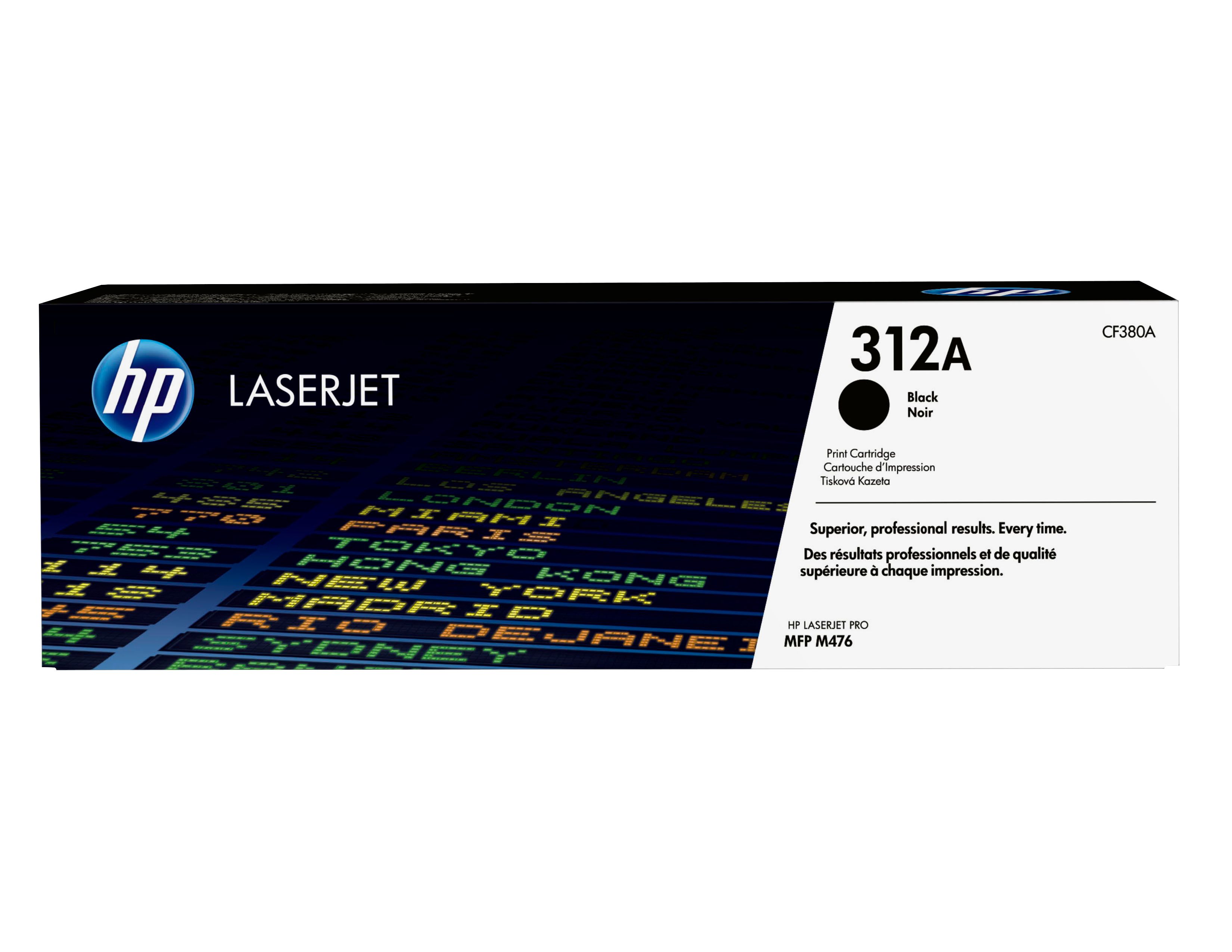 HP 312A Black Toner Cartridge - Original - Compatible with HP LaserJet Pro M476