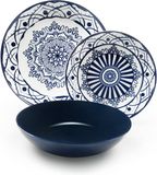 Excelsa Boheme Blue Dinner ServiesSet 18dlg blauw 6pers.