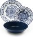 Excelsa Boheme Blue Dinner ServiesSet 18dlg blauw 6pers.