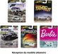 Hot Wheels Véhicule, Réplique Premium 1/64, Carrosserie Métallique, Pneus Real Riders, HXD63