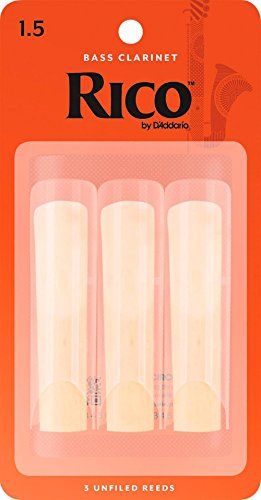 Rico Organic Basklarinet Rieten Sterkte 1.5, 3-Pack