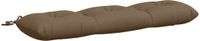 vidaXL - Bankkussen - VIANEN - 100% Polyester - Taupe - 110 x 30 x 12 cm