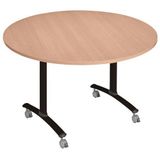 Manutan Expert Tafel met gelamineerd blad Axe, rond